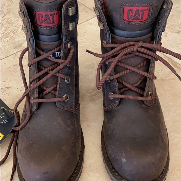 Caterpillar Shoes Caterpillar Kenzie Steel Toe Work Boot 95 Wide Poshmark